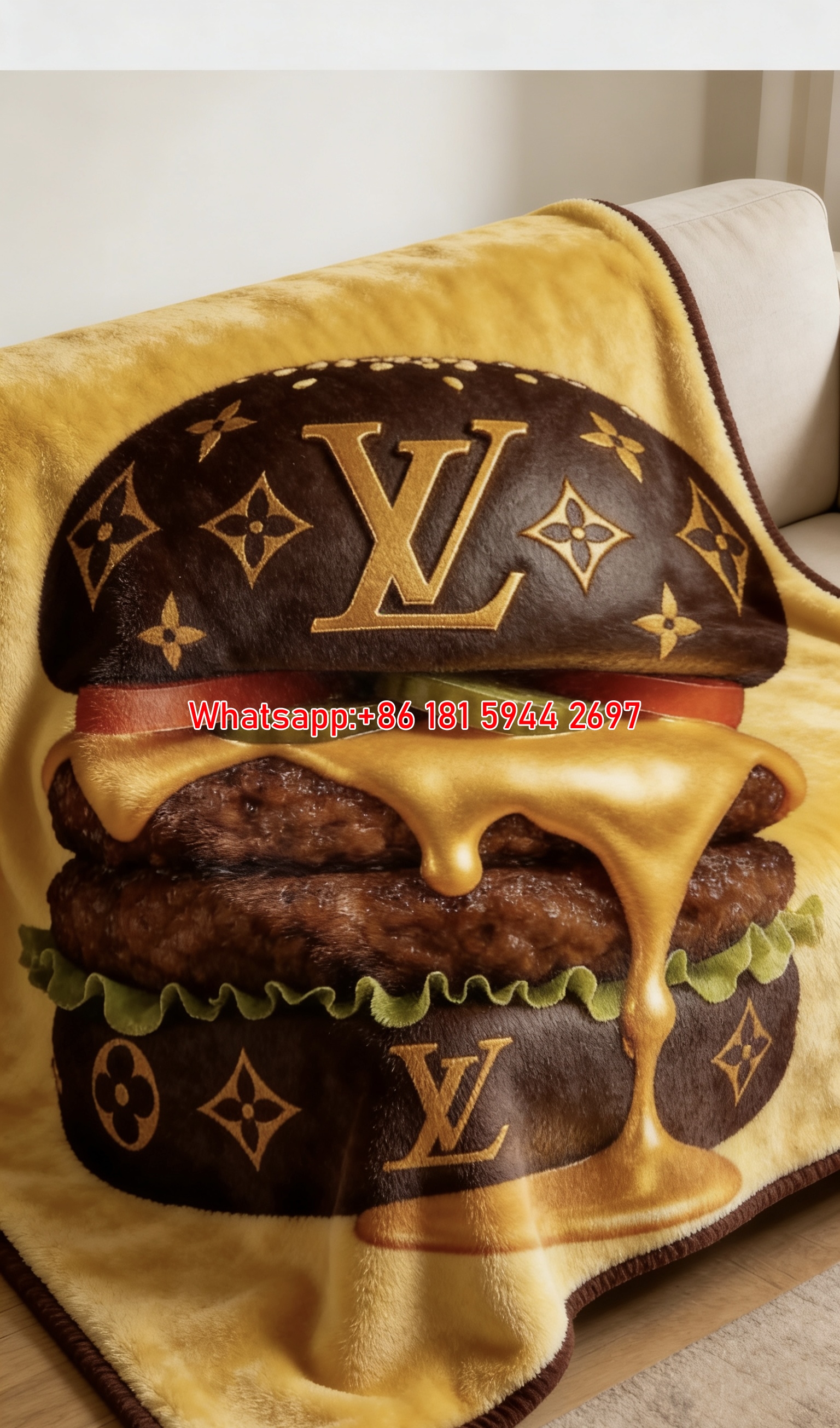 LV Burger Throw IMG_3021
